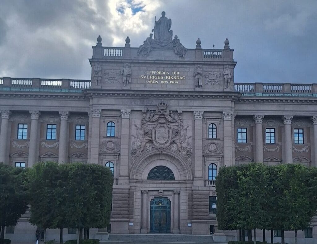 The Riksdag in Stockholm.