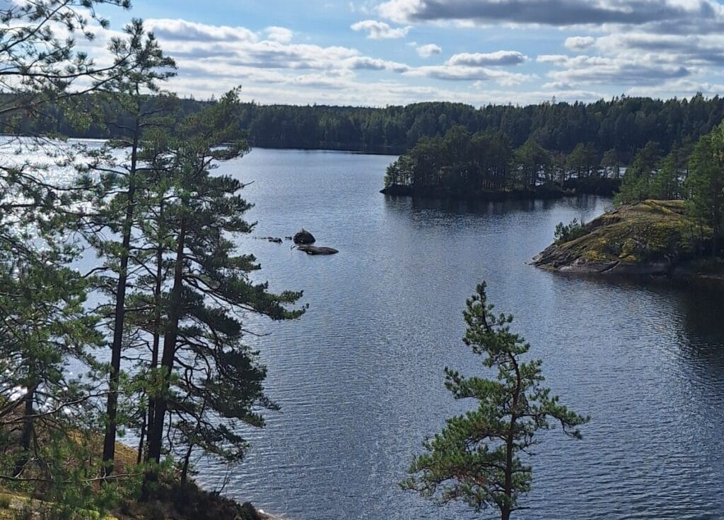 The Stensjön in Tyresta National Park.