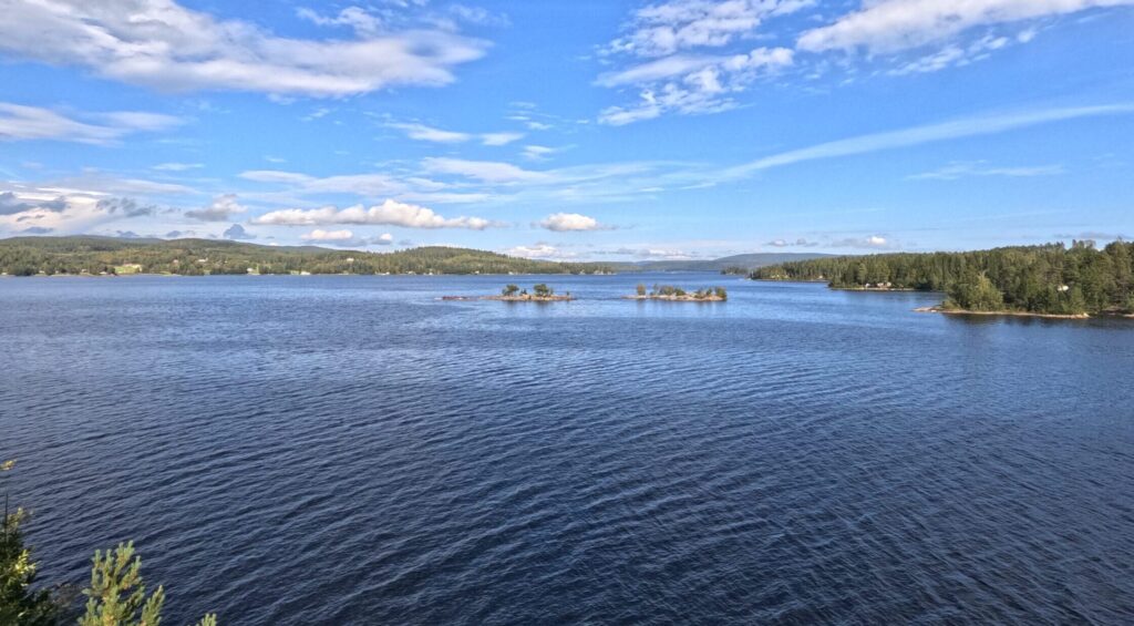 Views from Svartnorabron along the Höga Kusten Leden