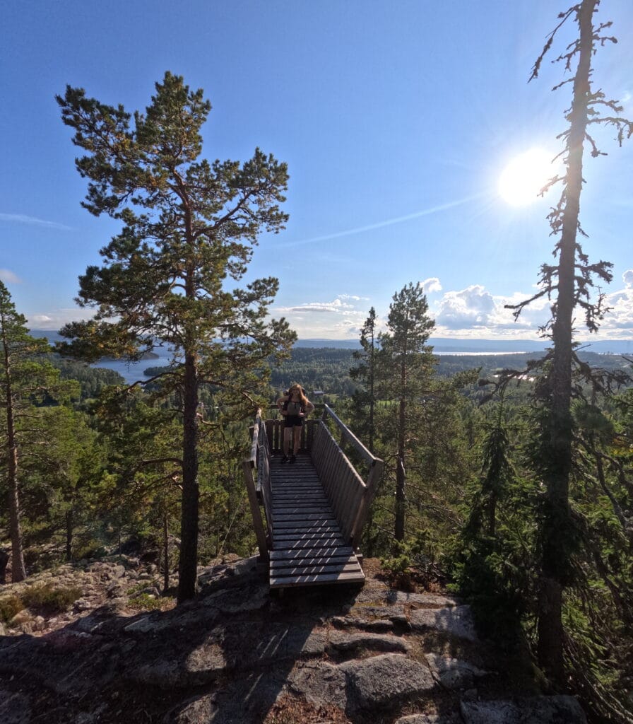 Kulberget viewpoint along the Höga Kusten Leden.